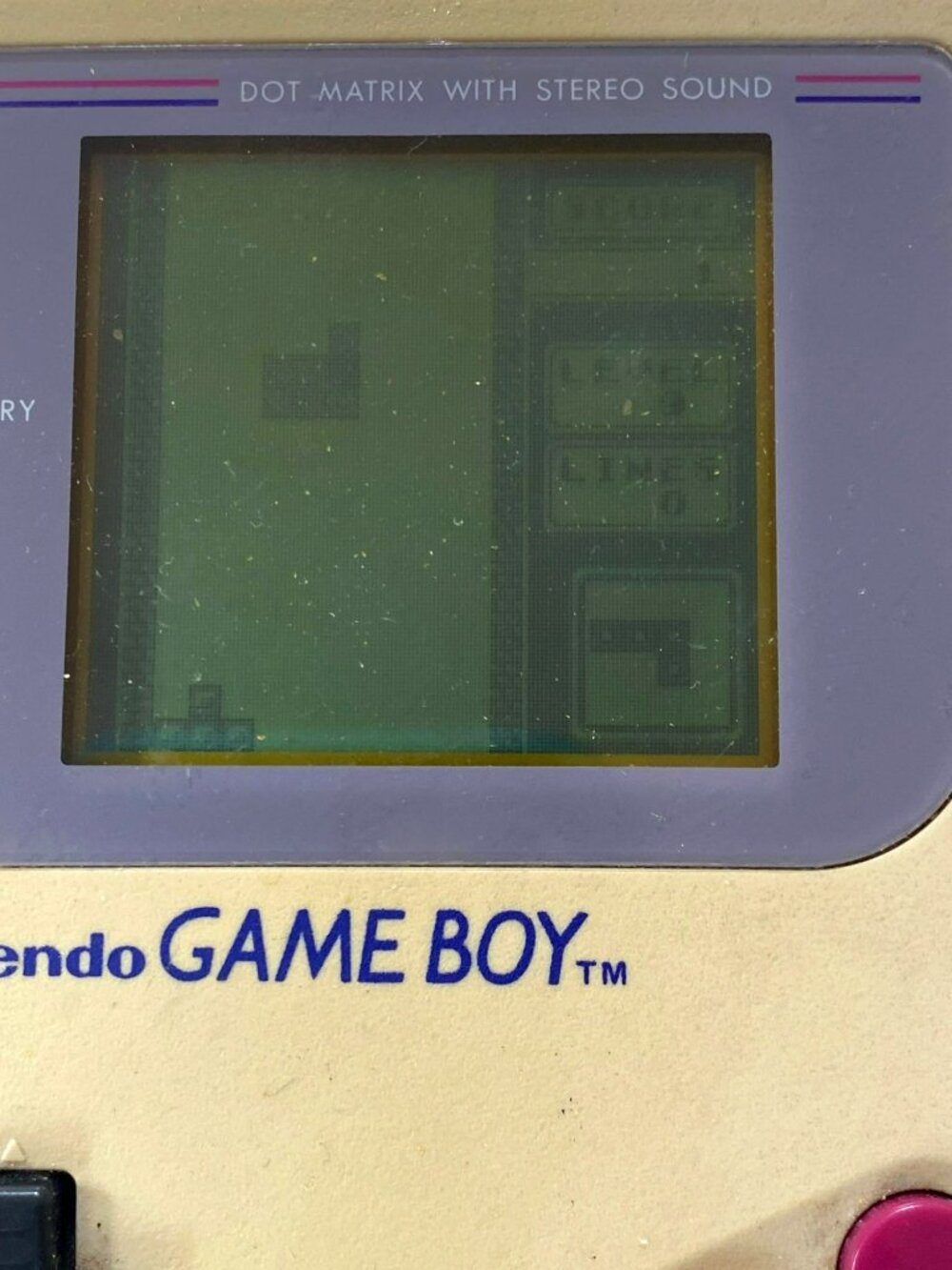 Original Nintendo Game Boy DMG-01 Handheld Console Tetris 1989 w/Power Cord - Picture 4 of 9